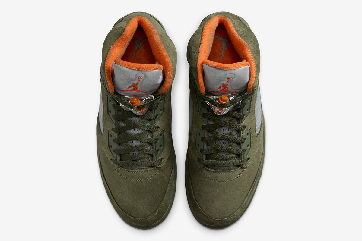 Air Jordan 5 Retro 'Olive' 2024 - Image 4