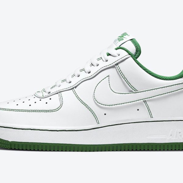 Nike Air Force 1 '07 'Contrast Stitch - White Pine Green'