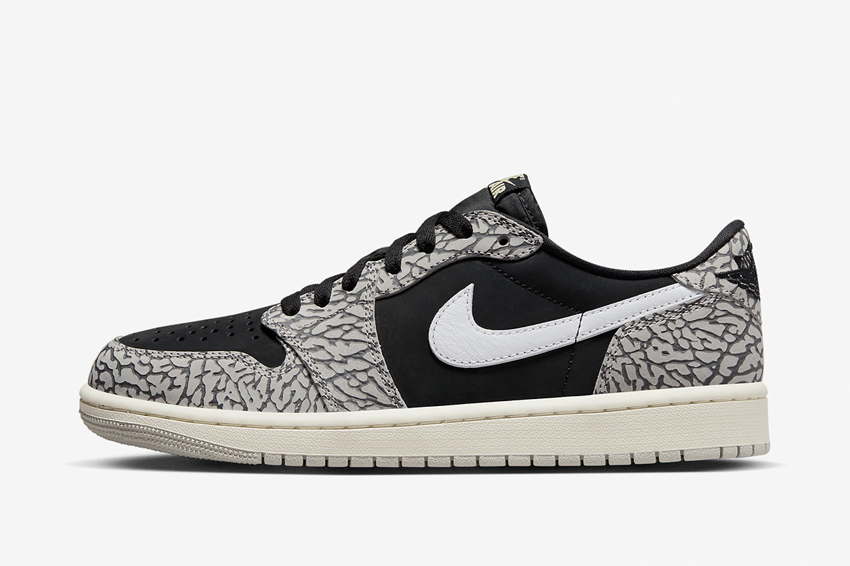 Air Jordan 1 Retro Low OG 'Black Cement'