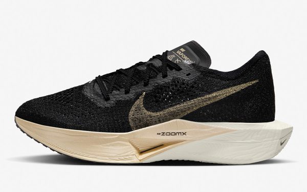 Nike ZoomX VaporFly Next% 3 'Black Metallic Gold Grain'