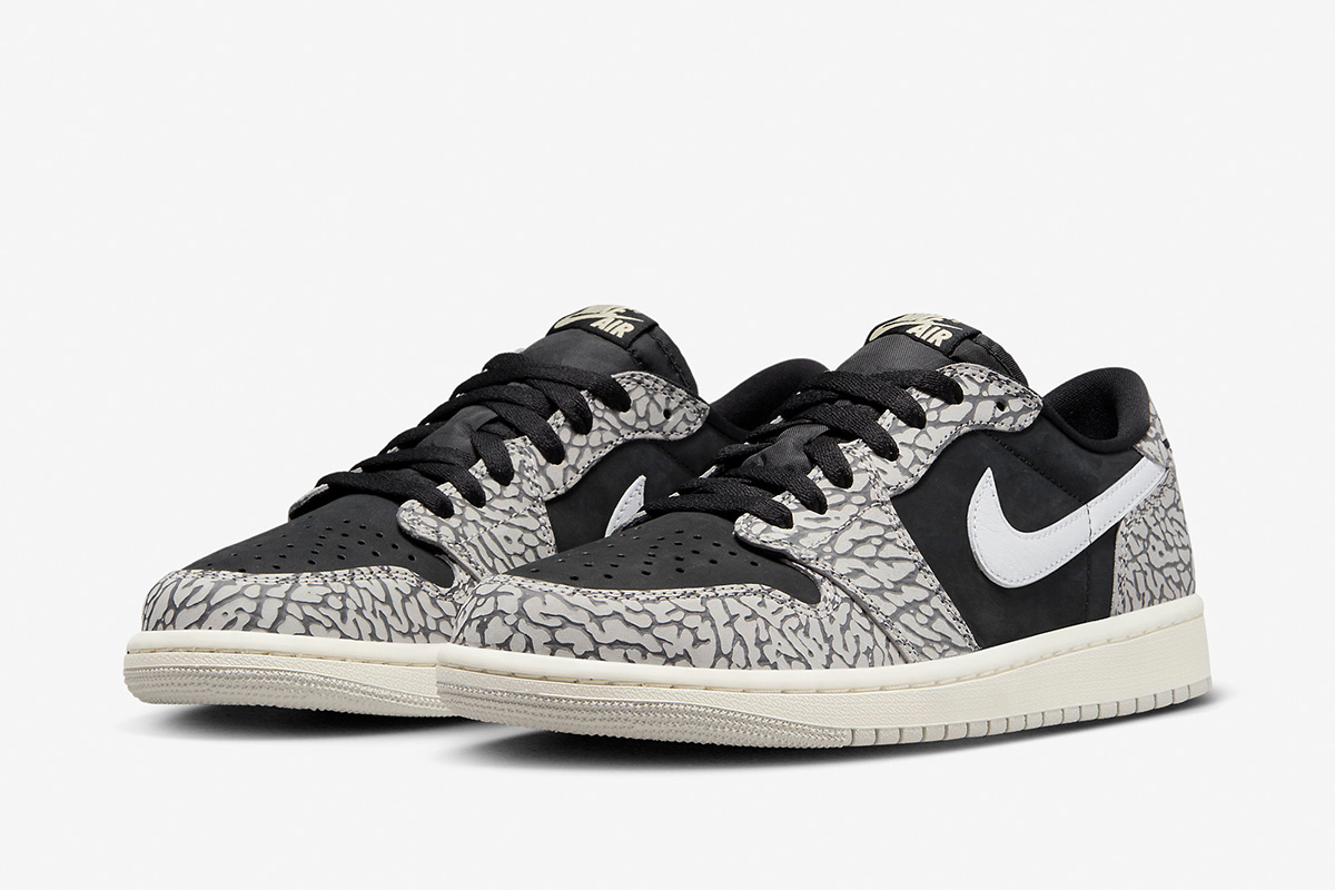 Air Jordan 1 Retro Low OG 'Black Cement' - Image 3