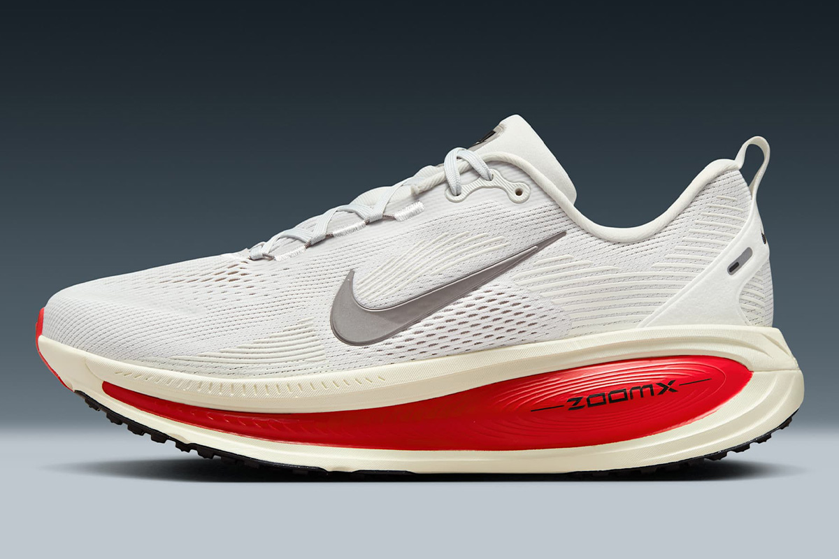 Nike Vomero 18 'Platinum Tint Siren Red'