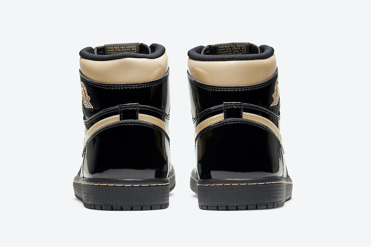 Air Jordan 1 Retro High OG 'Black Metallic Gold' - Image 5
