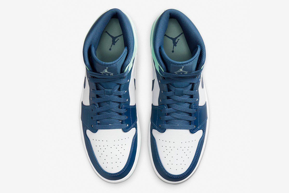 Air Jordan 1 Mid 'Blue Mint' - Image 4