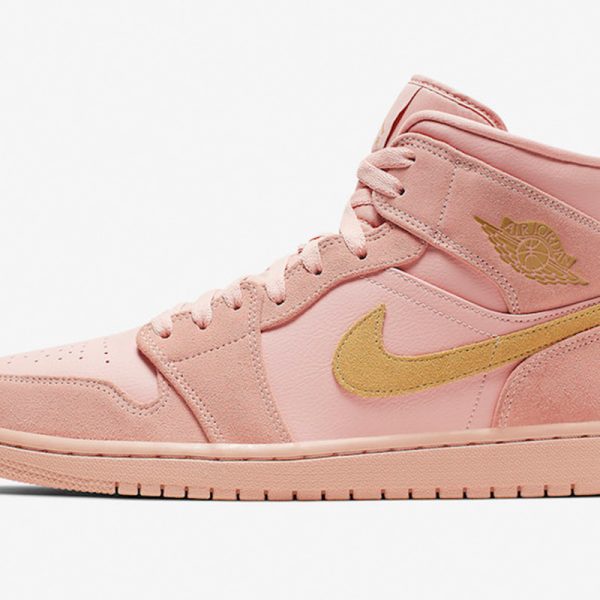 Air Jordan 1 Mid 'Coral Gold'