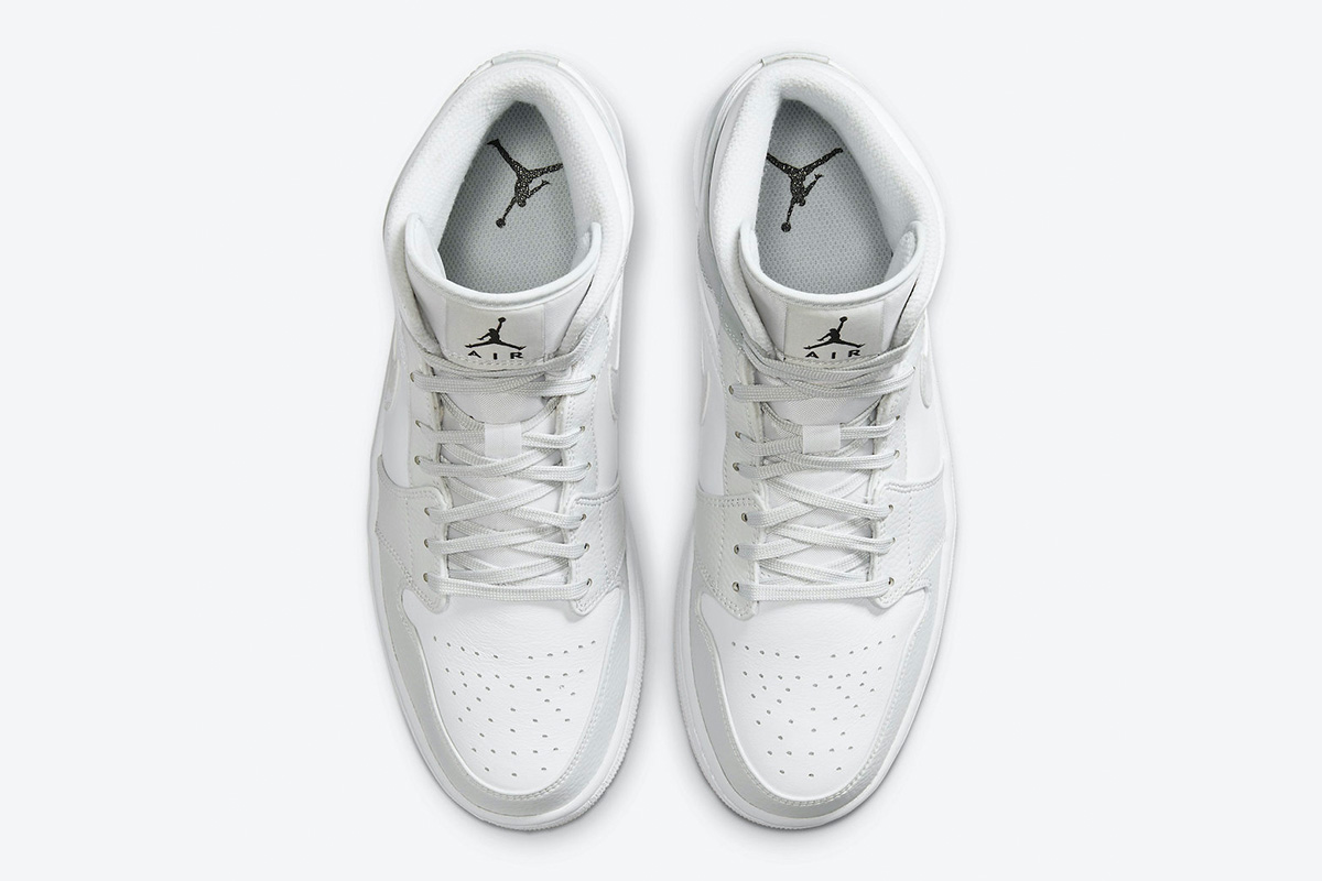 Air Jordan 1 Mid 'Swoosh Logo - Grey Camo' - Image 3