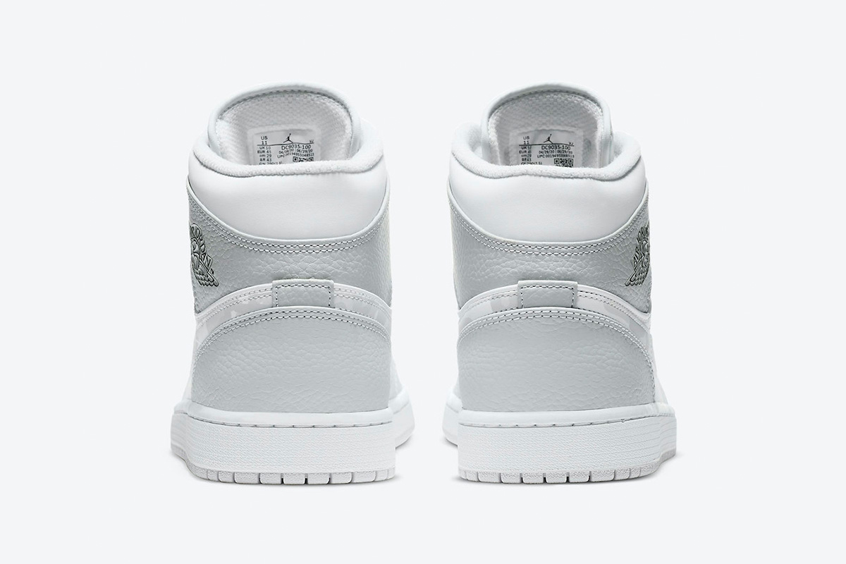 Air Jordan 1 Mid 'Swoosh Logo - Grey Camo' - Image 4