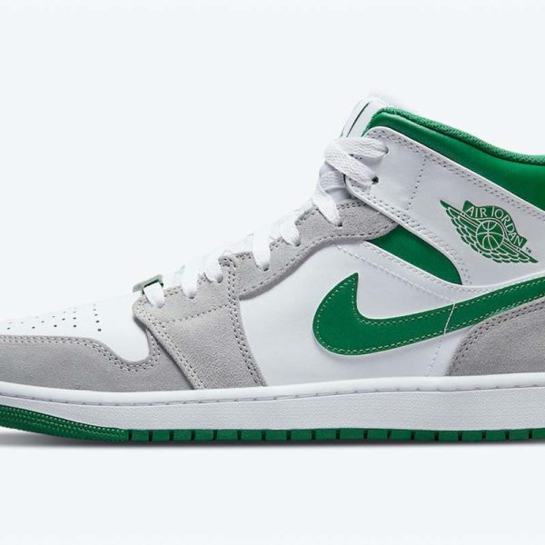 Air Jordan 1 Mid SE 'Grey Pine Green'