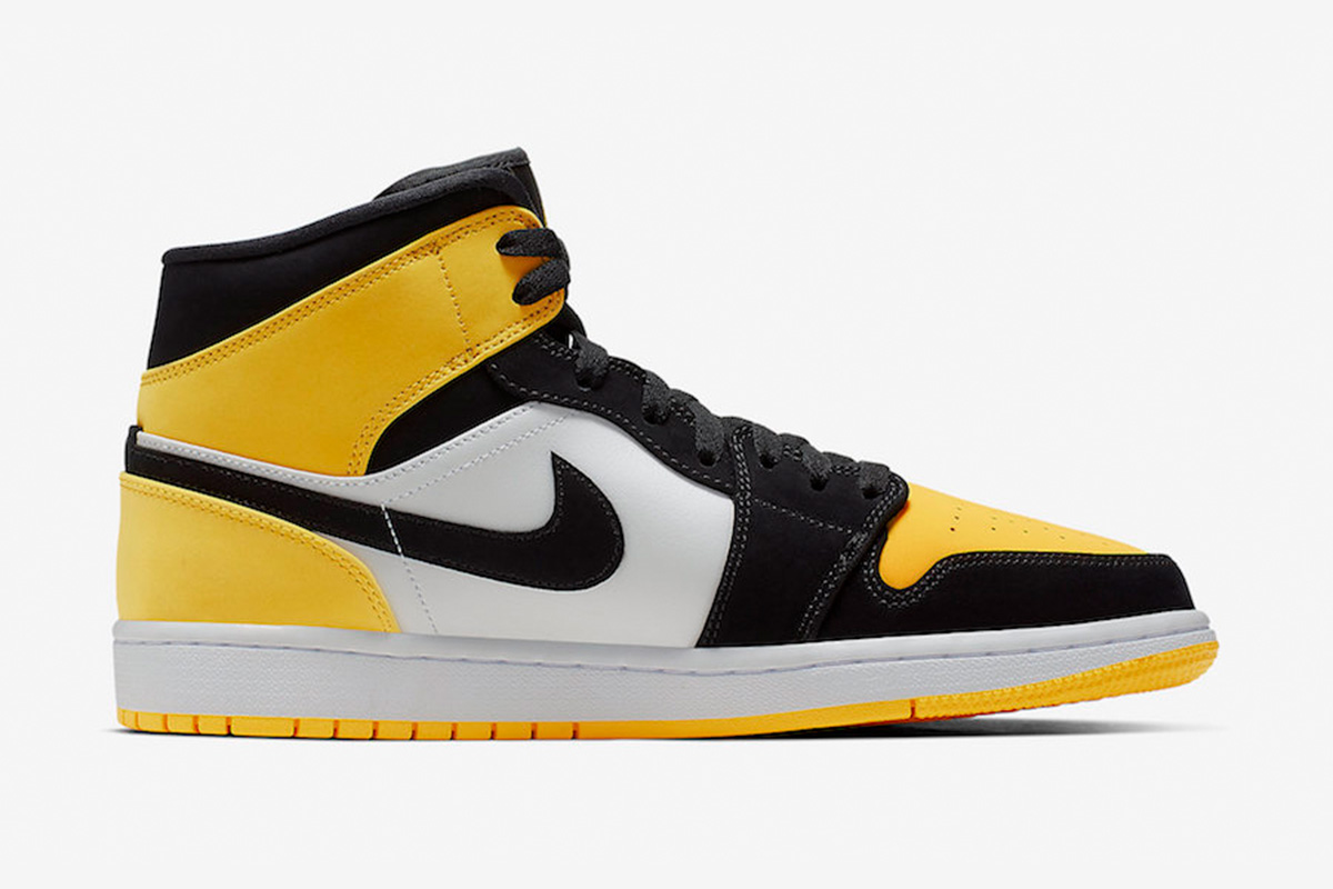 Air Jordan 1 Mid SE 'Yellow Toe' - Image 2