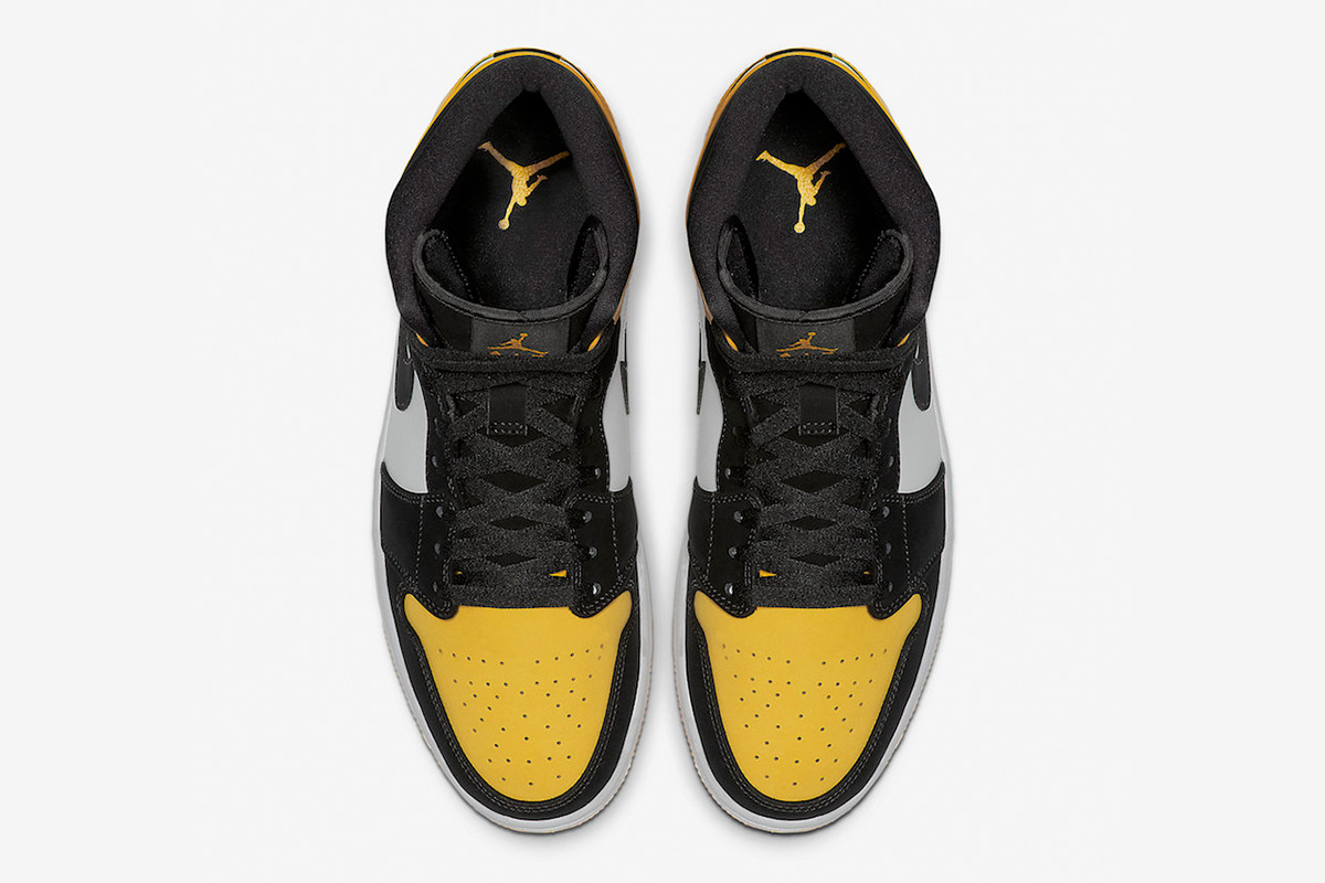 Air Jordan 1 Mid SE 'Yellow Toe' - Image 4