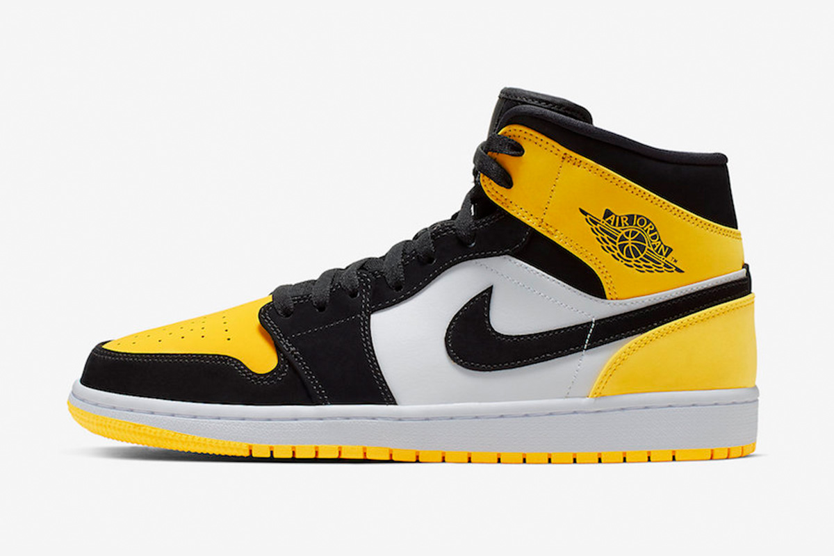Air Jordan 1 Mid SE 'Yellow Toe'