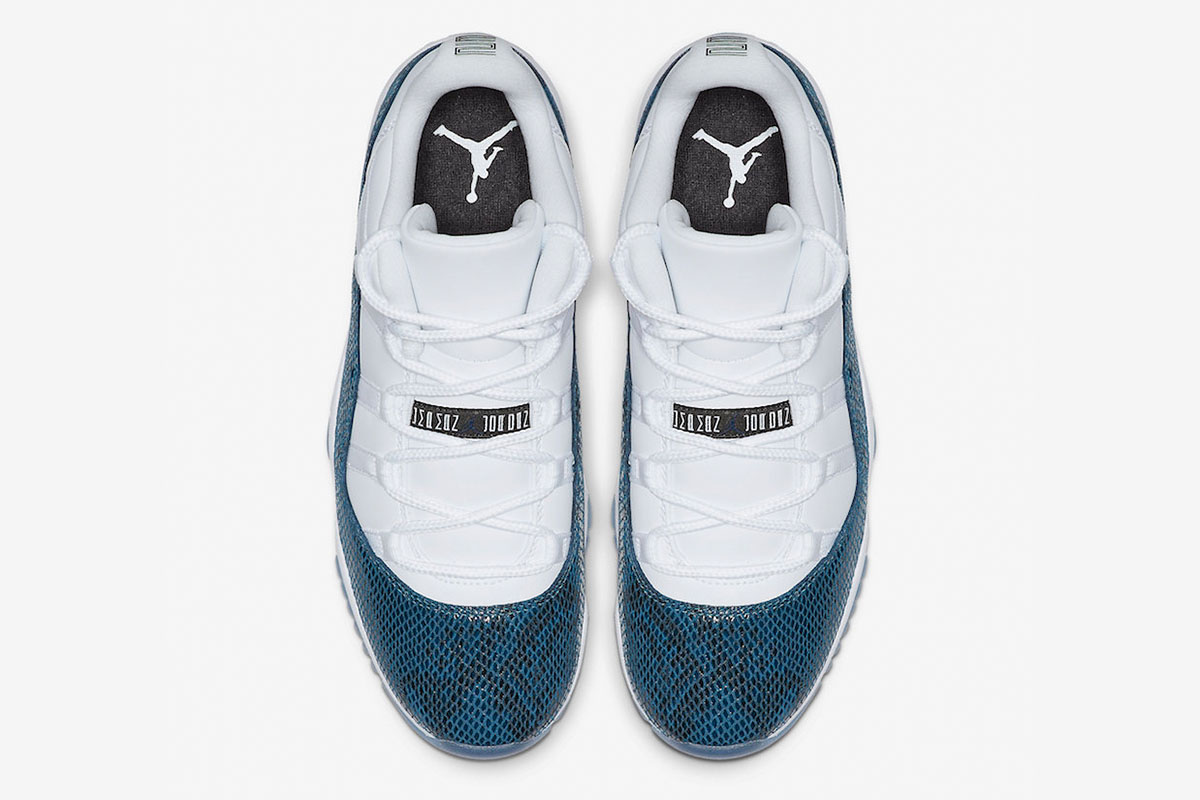 Air Jordan 11 Retro Low 'Navy Snakeskin' 2019 - Image 4