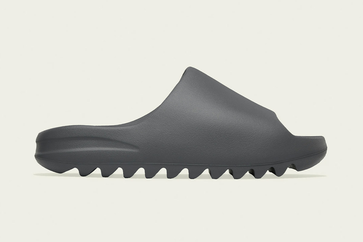 Adidas Yeezy Slides 'Slate Grey' - Image 2