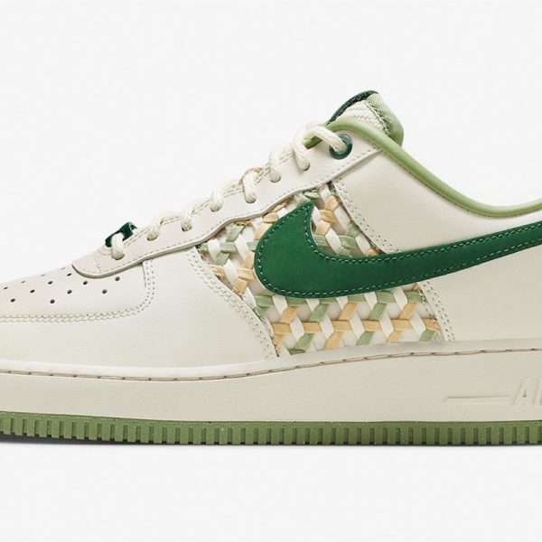 Nike Air Force 1 Low '07 Premium 'NAI-KE Bamboo Weave Gorge Green'