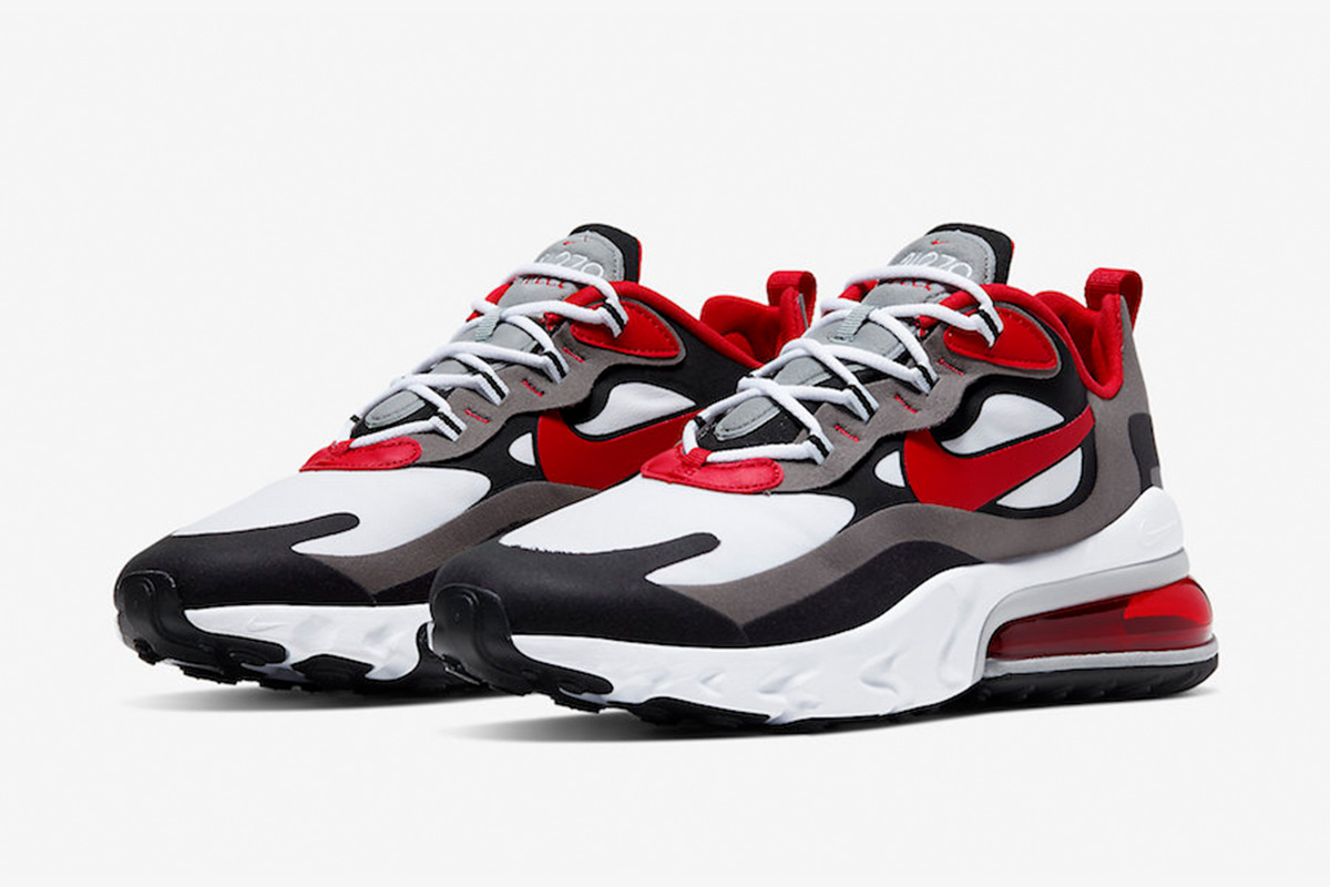 Nike Air Max 270 React 'University Red' - Image 2