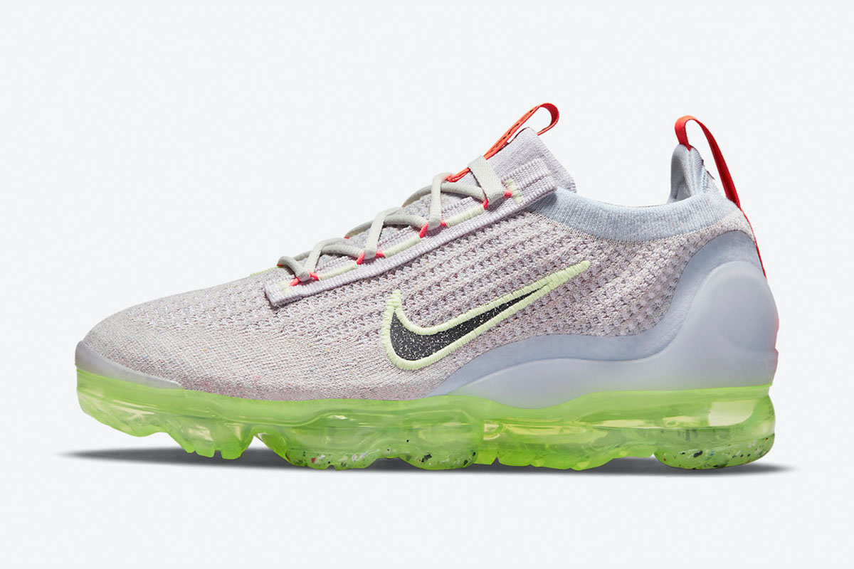 Wmns Nike Air VaporMax 2021 Flyknit 'Light Bone Lime Ice'