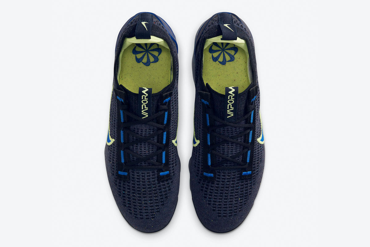 Nike Air Vapormax 2021 Flyknit 'Obsidian Light Lemon Twist' - Image 3