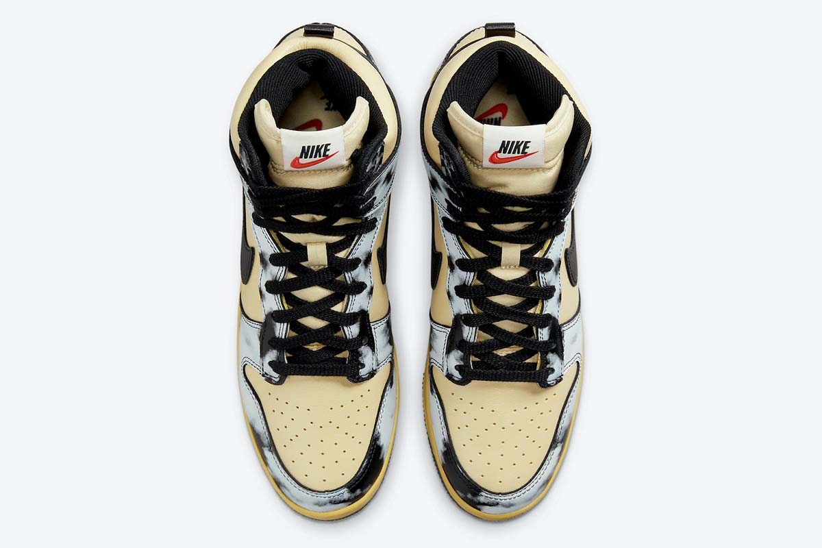 Nike Dunk High 1985 'Black Acid Wash' - Image 4