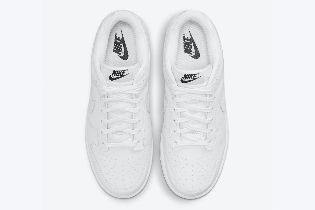 Wmns Nike Dunk Low 'Triple White' - Image 4