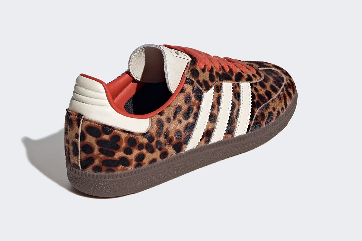 Wmns Adidas Samba OG 'Leopard Pack - Preloved Red' - Image 3