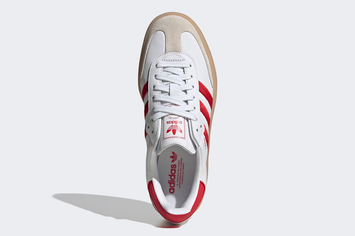 Wmns Adidas Sambae 'White Scarlet Gum' - Image 5