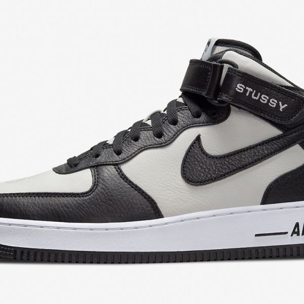 Stussy x Nike Air Force 1 Mid 'Black White'