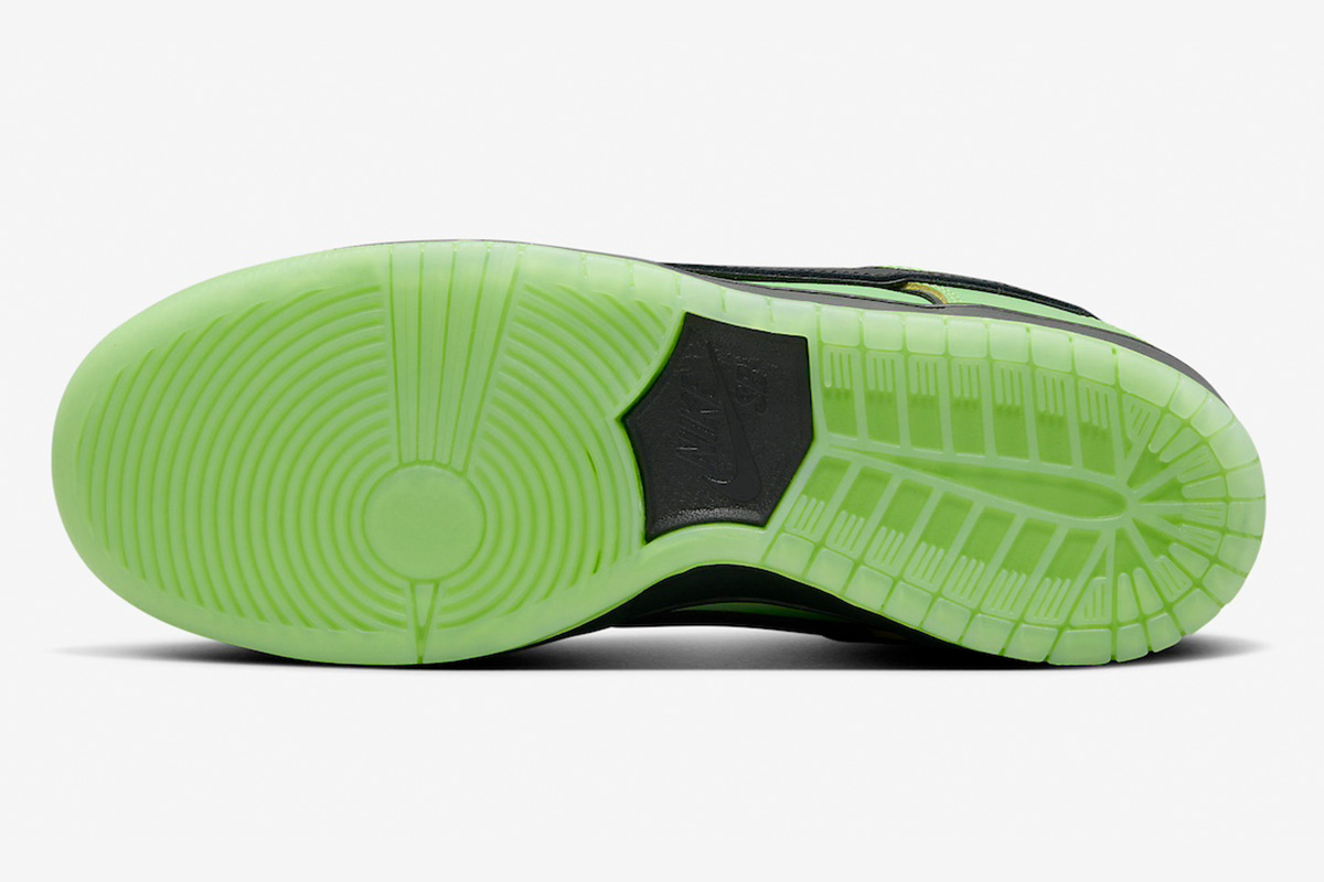 The Powerpuff Girls x Nike Dunk Low Pro SB QS 'Buttercup' - Image 6