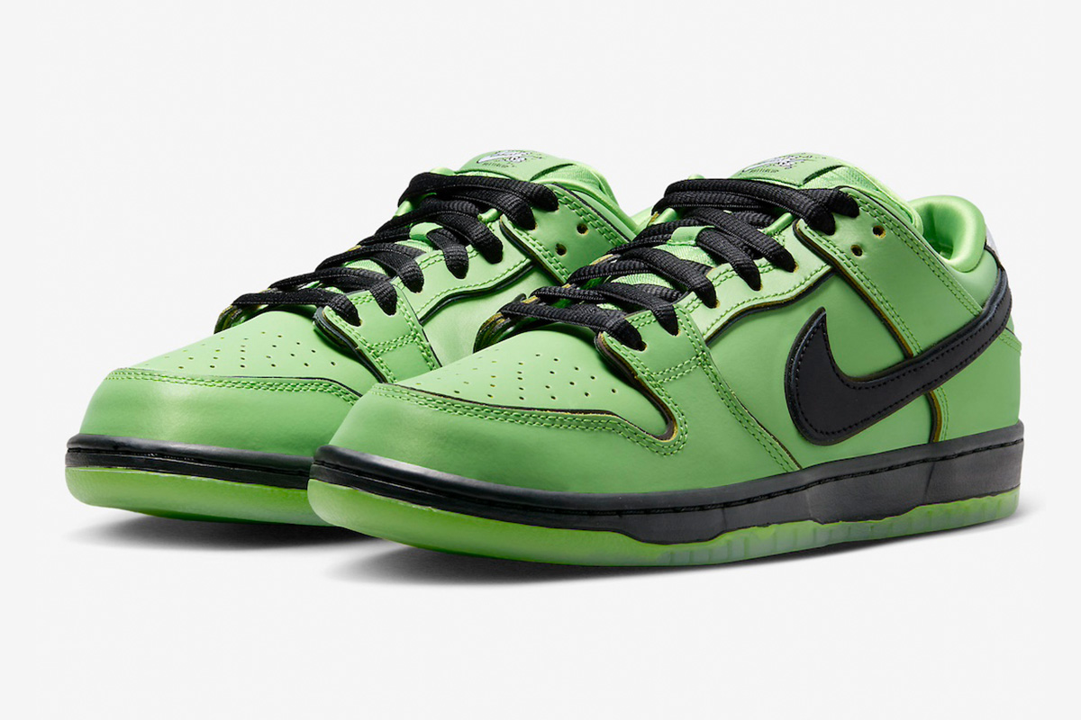 The Powerpuff Girls x Nike Dunk Low Pro SB QS 'Buttercup' - Image 3
