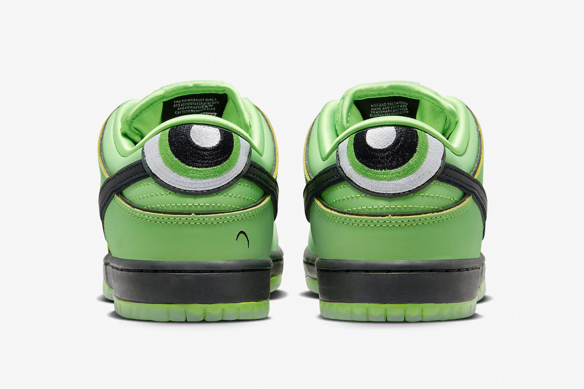 The Powerpuff Girls x Nike Dunk Low Pro SB QS 'Buttercup' - Image 5