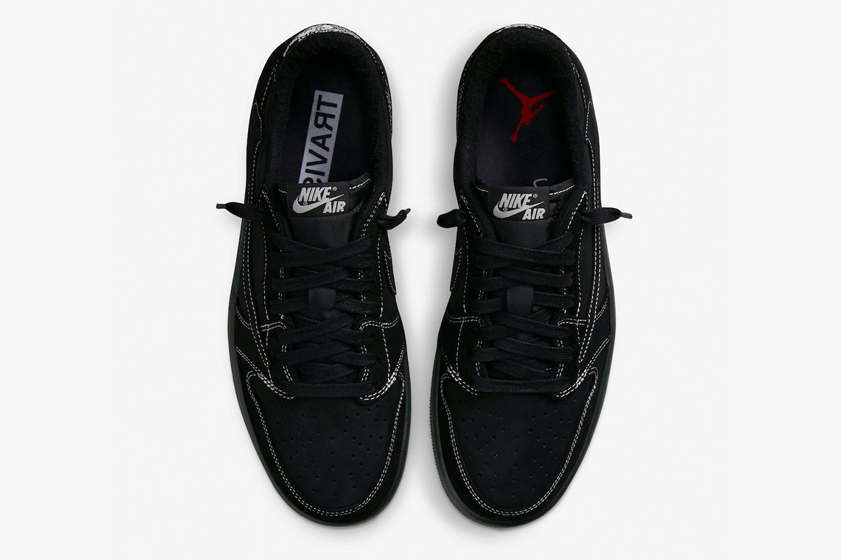 Travis Scott x Air Jordan 1 Low OG SP 'Black Phantom' - Image 4