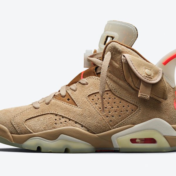 Travis Scott x Air Jordan 6 Retro 'British Khaki'