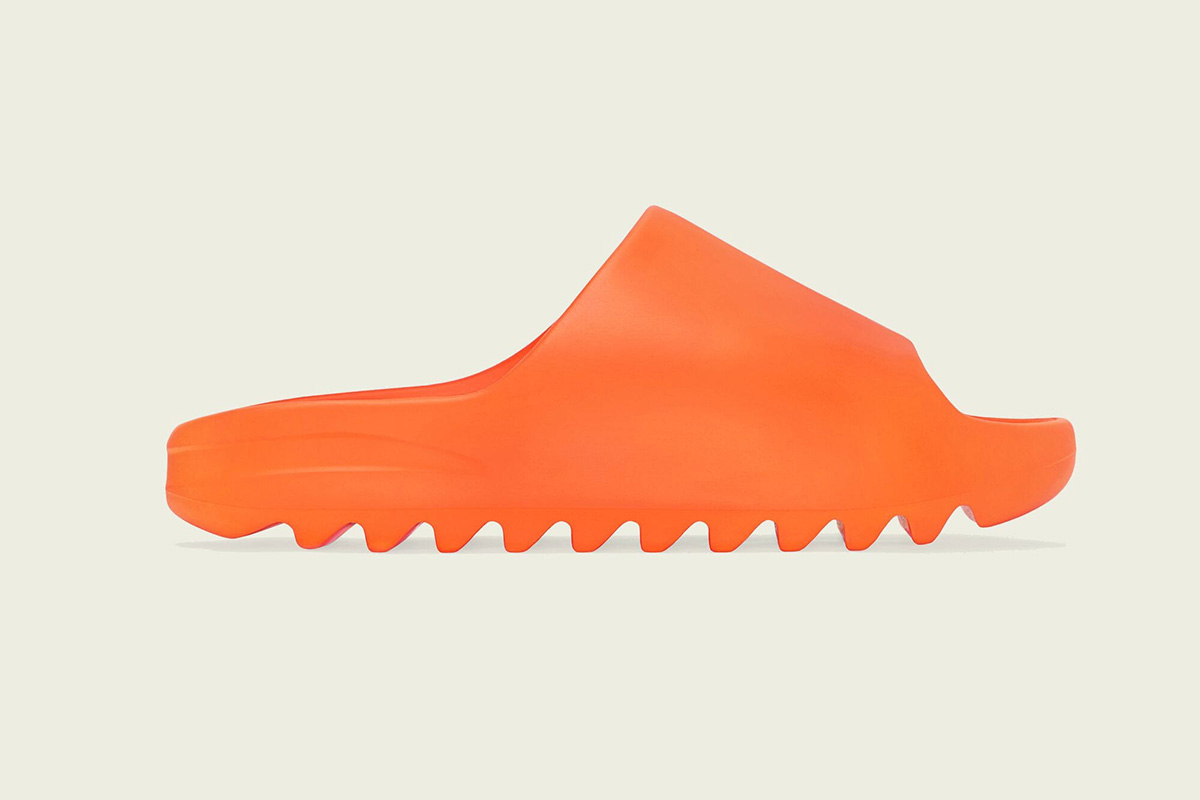 Adidas Yeezy Slides 'Enflame Orange' - Image 2