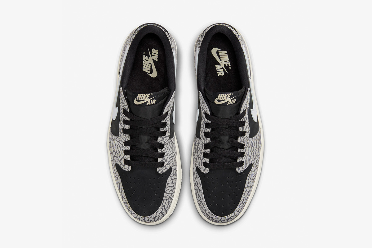Air Jordan 1 Retro Low OG 'Black Cement' - Image 4