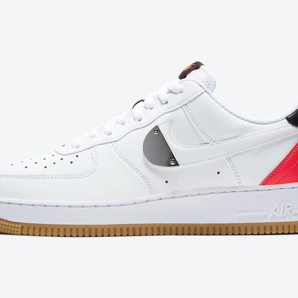 NBA x Nike Air Force 1 '07 LV8 'White Bright Crimson'