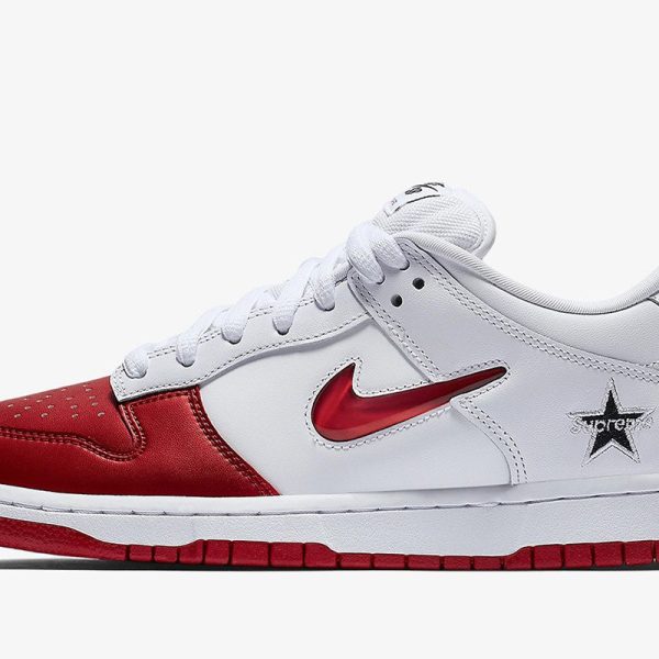 Supreme x Nike Dunk SB Low 'Varsity Red'