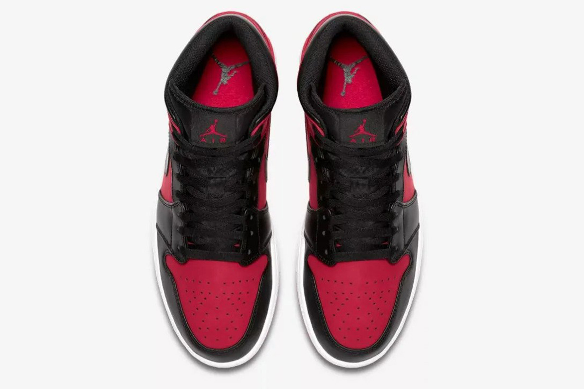 Air Jordan 1 Retro Mid GS 'Gym Red' - Image 4