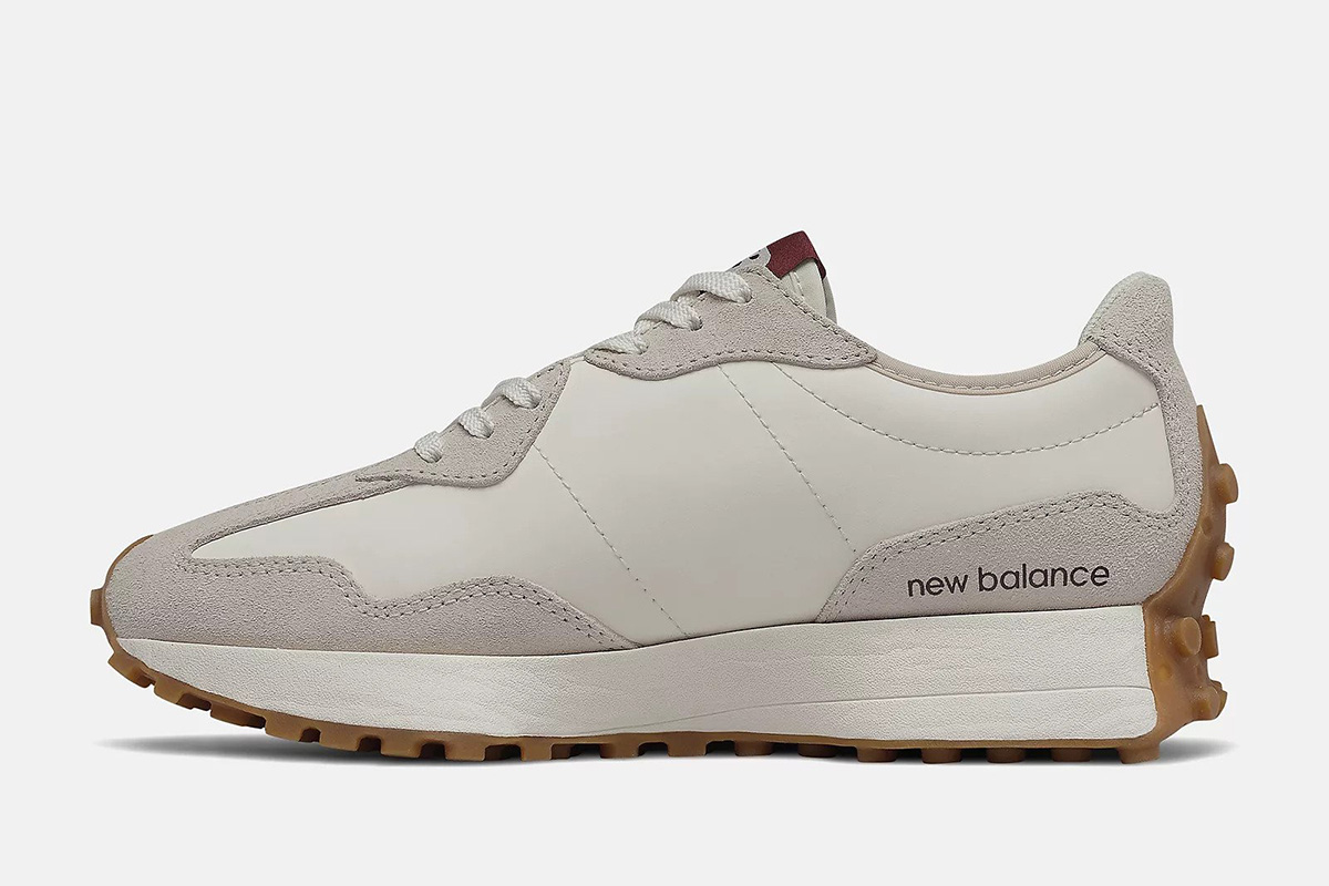 Wmns New Balance 327 'White Dark Red' - Image 3