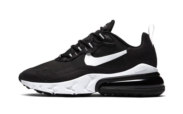 Wmns Nike Air Max 270 React 'Black White'