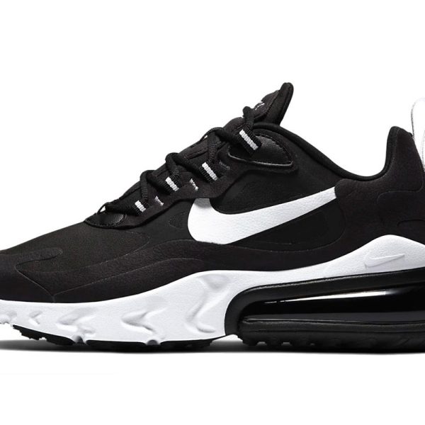 Wmns Nike Air Max 270 React 'Black White'