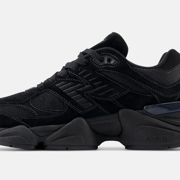 New Balance 9060 'Triple Black Suede'
