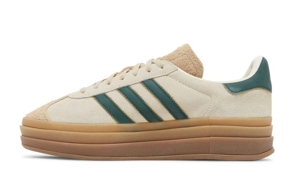 Wmns Adidas Gazelle Bold 'Cream Collegiate Green'