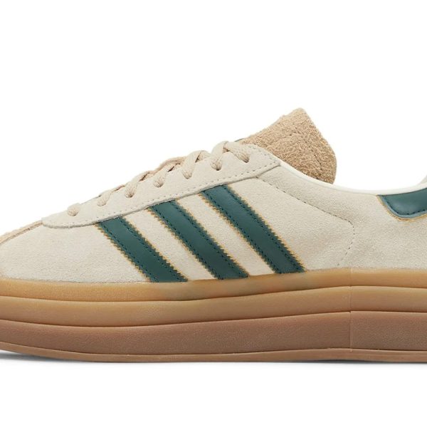 Wmns Adidas Gazelle Bold 'Cream Collegiate Green'