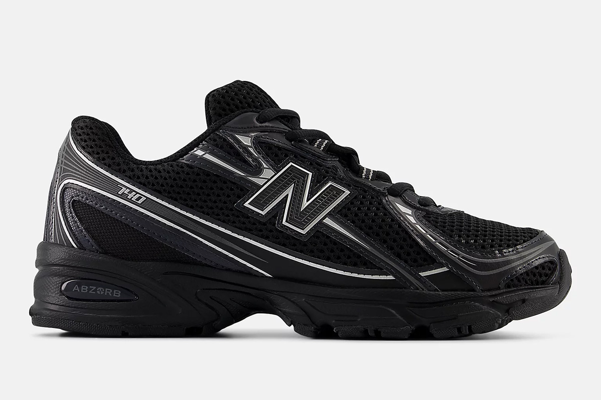 New Balance 740v2 'Black Silver Metallic' - Image 2