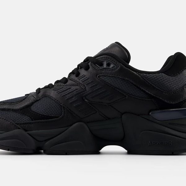 New Balance 9060 'Triple Black Leather'